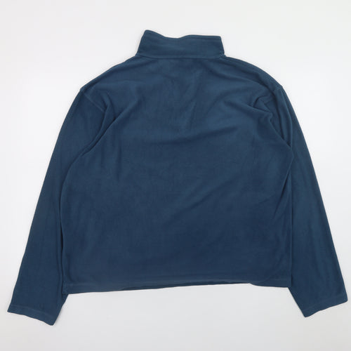 Regatta Men’s Blue XL Fleece 1/4 Zip Pullover Sweatshirt