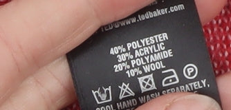 Ted Baker Mens Red XL Crew Neck Knit Jumper