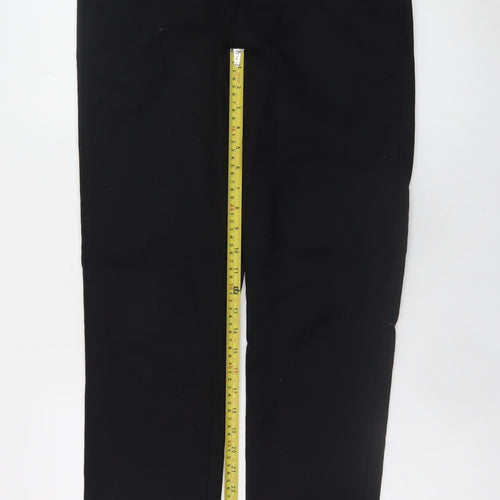River Island Men’s Black Slim Fit Cotton Chino Trousers 28S