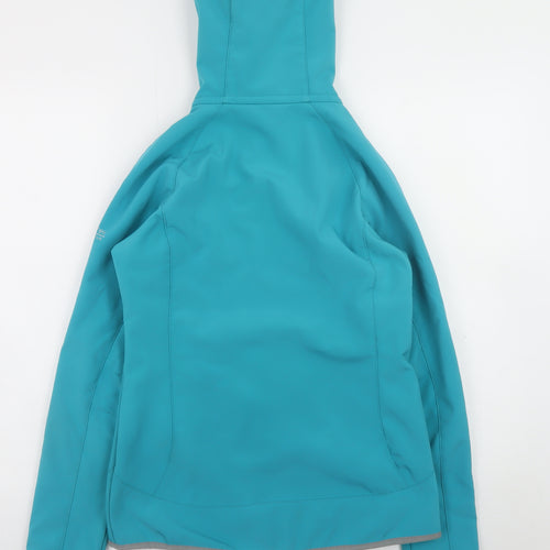 Trespass Women's Blue XS Softshell Hooded Mid-Length Jacket