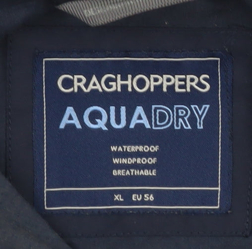 Craghoppers Men’s Blue XL Waterproof Windproof Rain Jacket