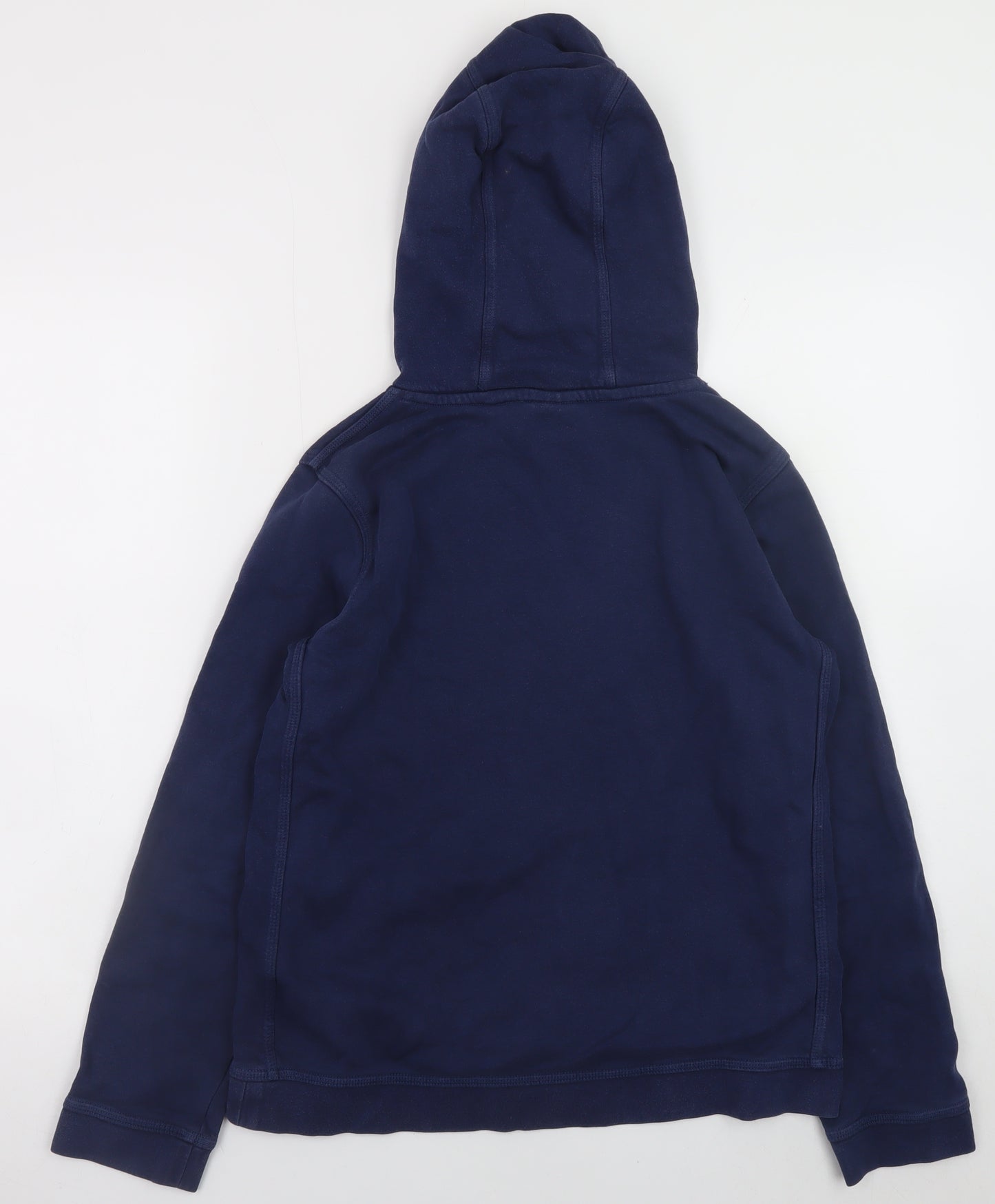 Nike Teens Blue Pullover Hoodie L Fleece Logo Sports Style