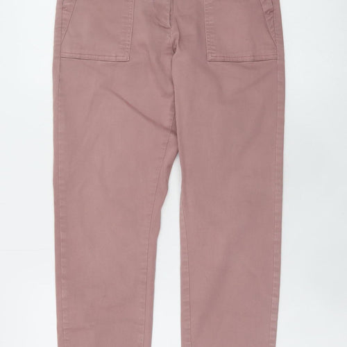 Marks and Spencer Per Una Women's Pink Straight Jeans Size 10