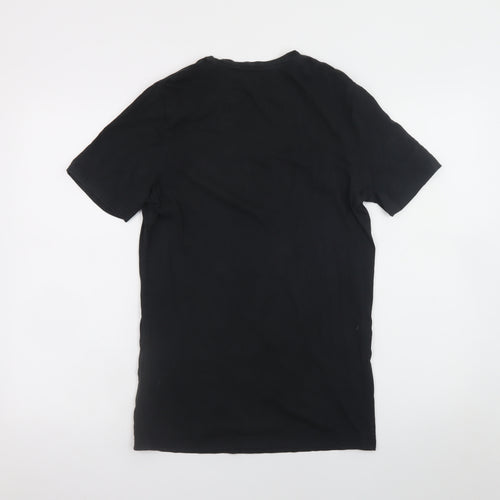 Jack & Jones Men's Black City Graphic Print T-Shirt Size S