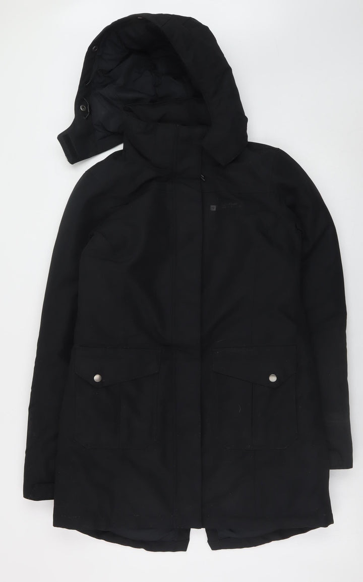 Mountain Warehouse Women's Black Waterproof Parka Coat Size 8