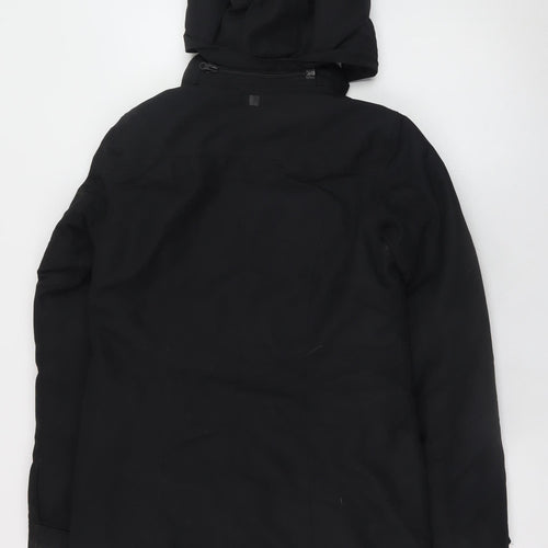 Mountain Warehouse Women's Black Waterproof Parka Coat Size 8