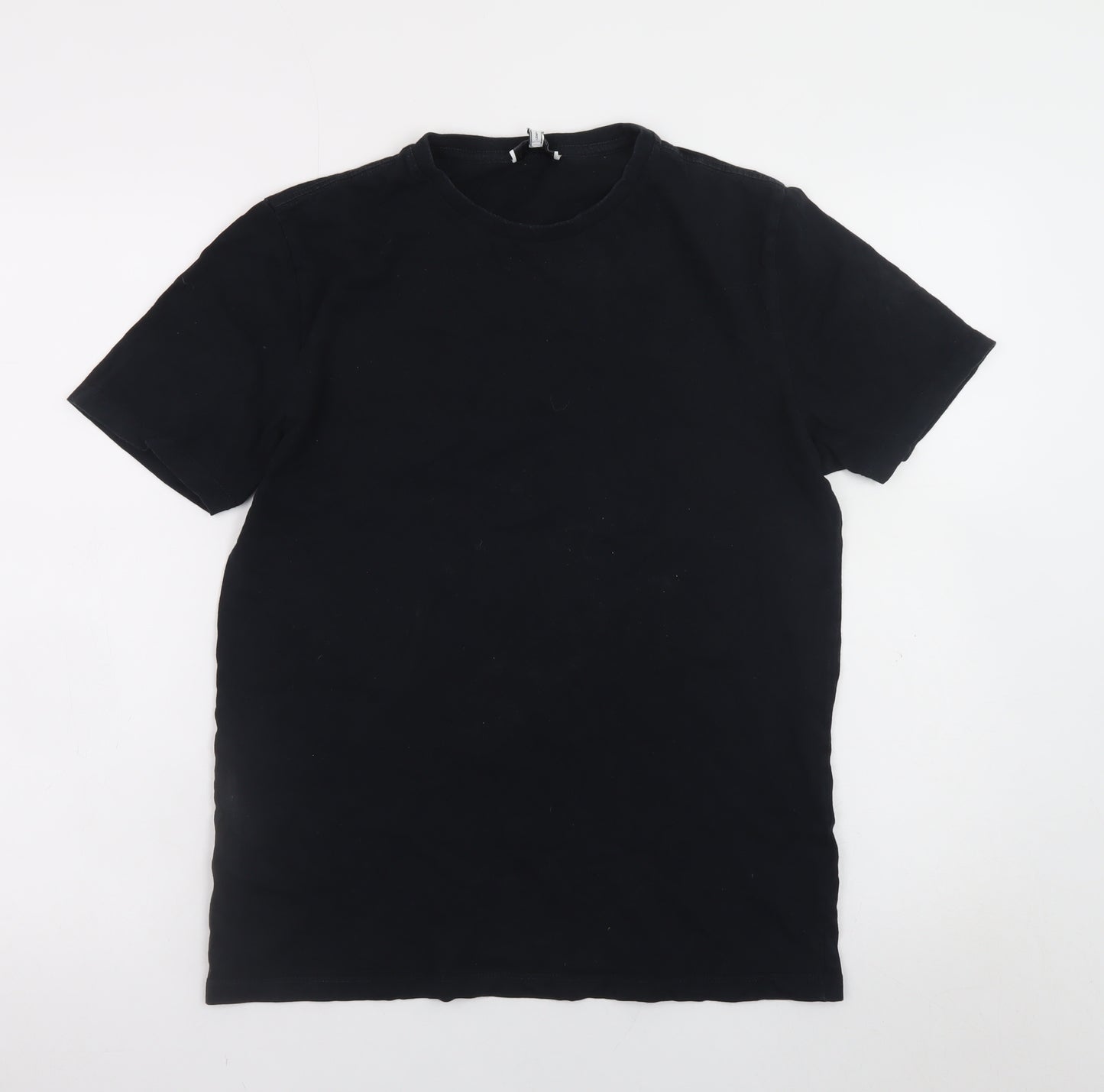 Reiss Men's Black Cotton Crew Neck Short Sleeve T-Shirt Size S