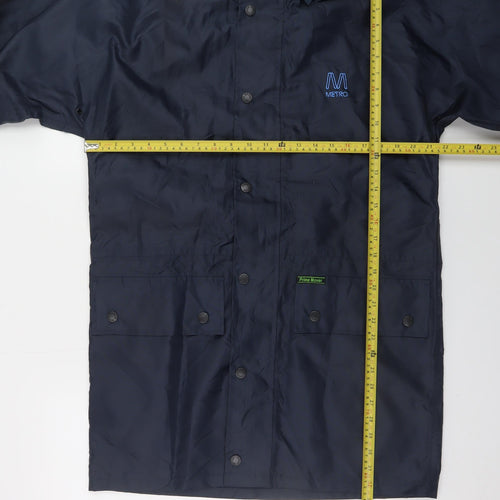Prime Mover Men's Blue Waterproof Rain Jacket S Regular Fit
