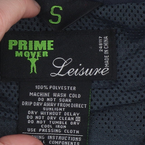 Prime Mover Men's Blue Waterproof Rain Jacket S Regular Fit