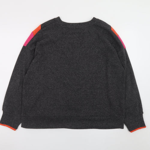 Tu Women's Multicoloured Crew Neck Pullover Jumper Size 14