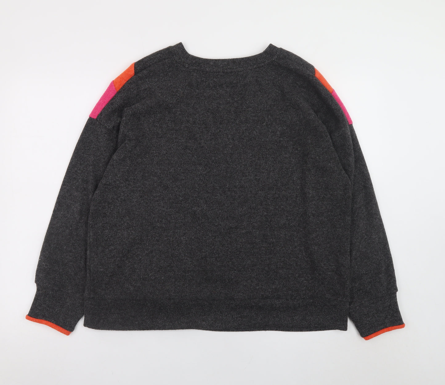 Tu Women's Multicoloured Crew Neck Pullover Jumper Size 14