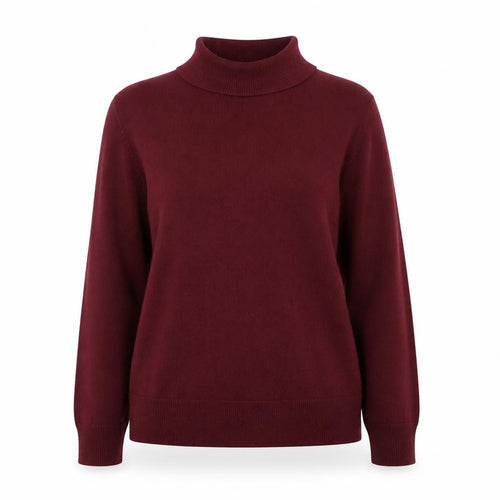 Marks and Spencer Women’s Red Roll Neck Knit Jumper Size 16