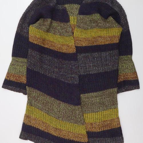 Roman Womens Multicoloured Striped Cardigan Size 18 Knit