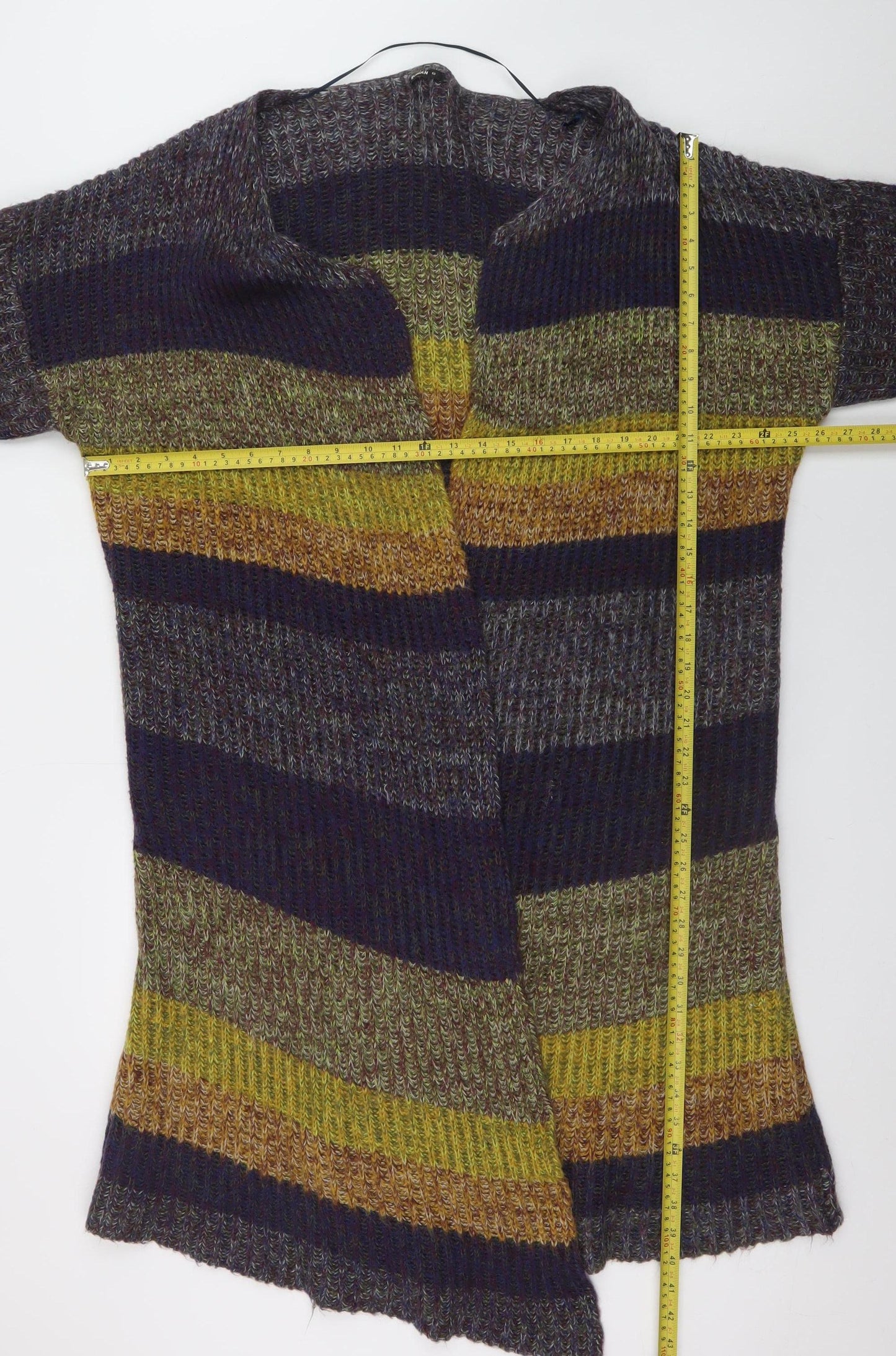 Roman Womens Multicoloured Striped Cardigan Size 18 Knit