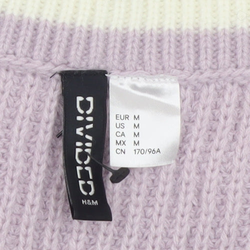 H&M Divided Women’s Purple V-Neck Knit Sleeveless Vest Size 12