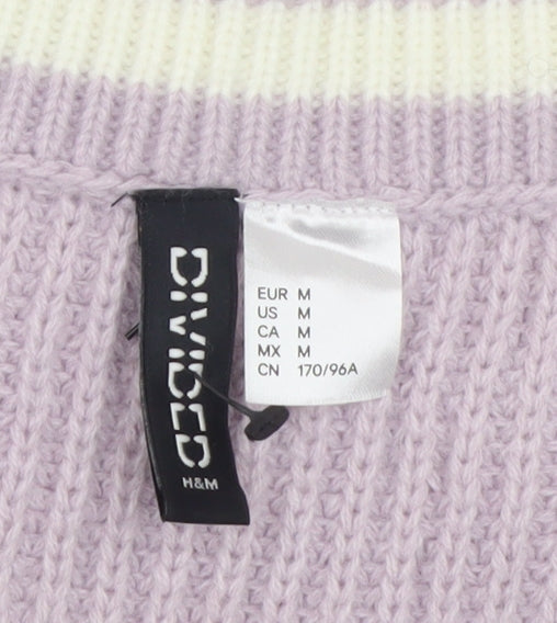 H&M Divided Women’s Purple V-Neck Knit Sleeveless Vest Size 12