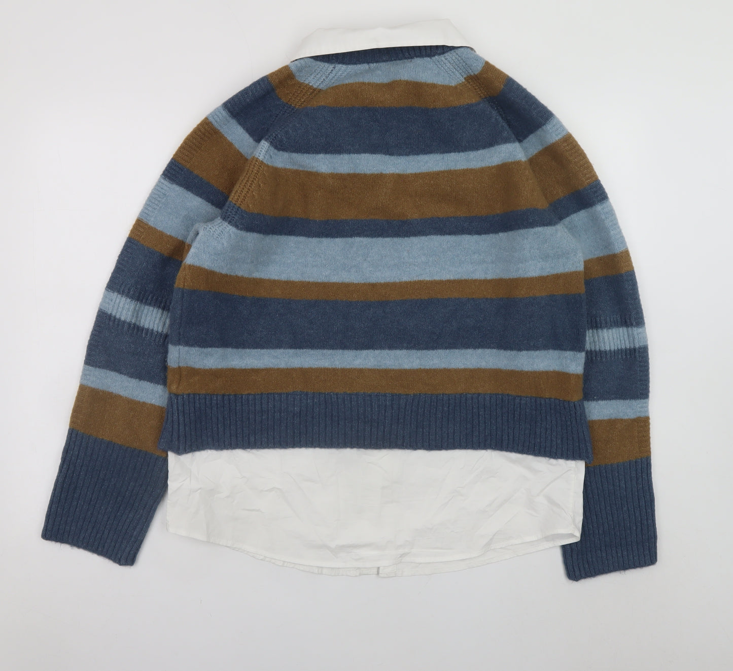 Next Women's Multicoloured Striped Pullover Jumper Size S