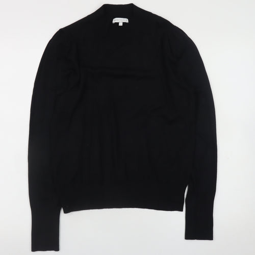 Warehouse Women’s Black High Neck Long Sleeve Jumper Size 14