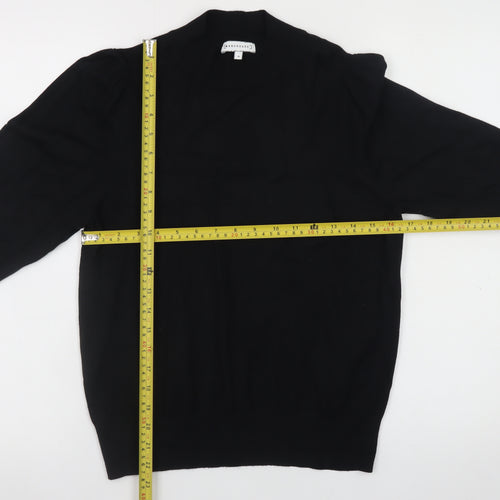 Warehouse Women’s Black High Neck Long Sleeve Jumper Size 14