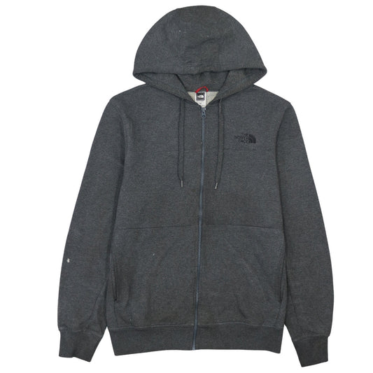 The North Face Men's Grey Full Zip Hoodie Size M