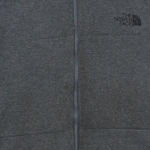 The North Face Men's Grey Full Zip Hoodie Size M