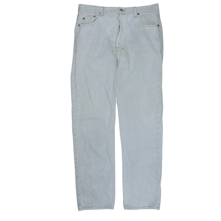 Blue Star Men’s Light Blue Straight Denim Jeans 38in Regular Fit Vintage