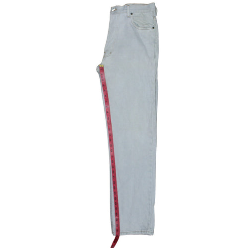 Blue Star Men’s Light Blue Straight Denim Jeans 38in Regular Fit Vintage