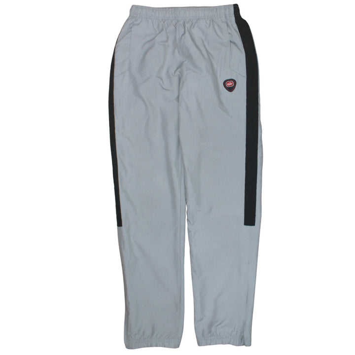 Nike Men's Grey Black Track Jogger Trousers Size M Elastic Waist
