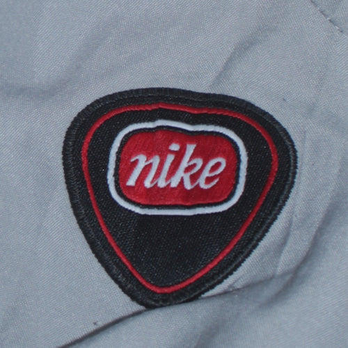 Nike Men's Grey Black Track Jogger Trousers Size M Elastic Waist