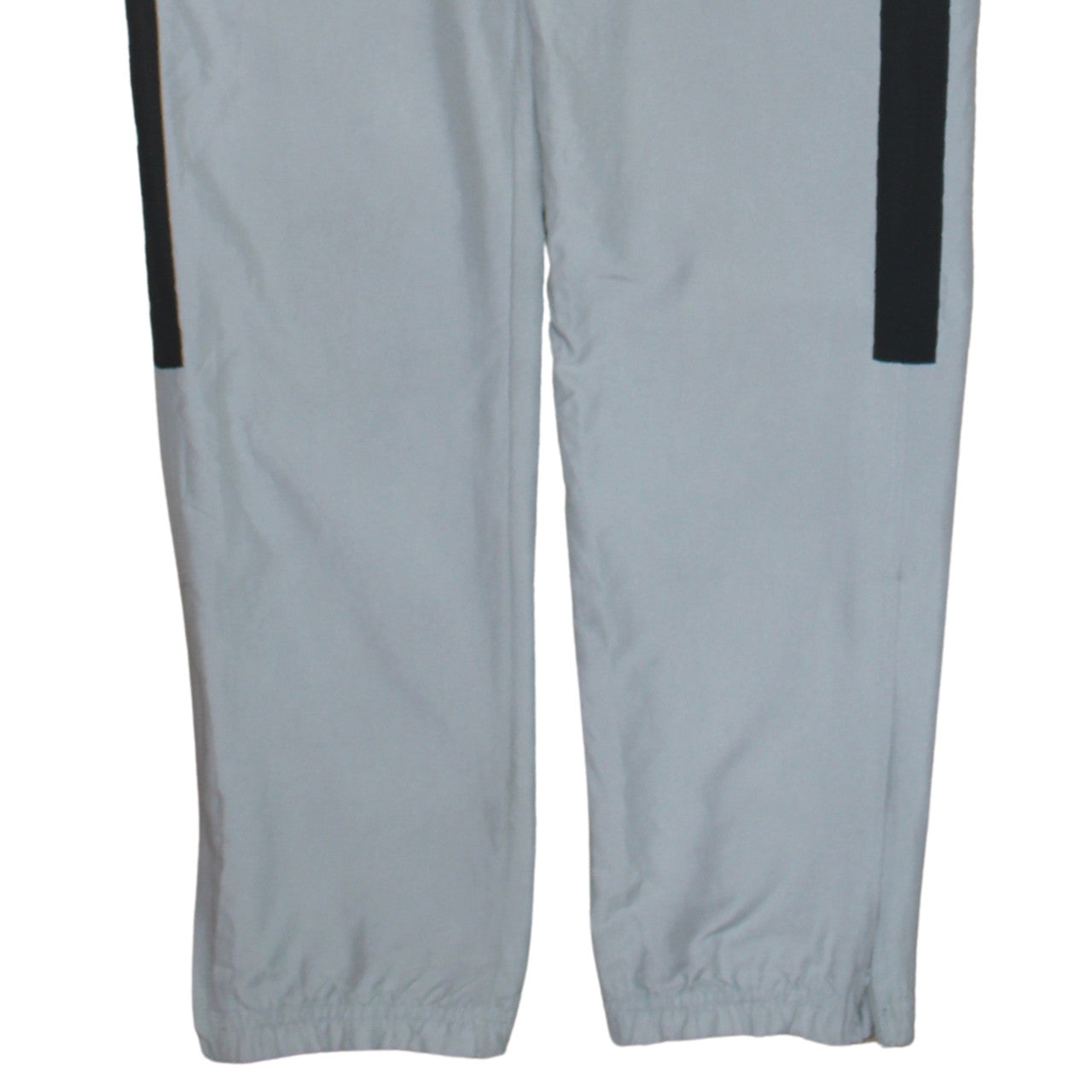 Nike Men's Grey Black Track Jogger Trousers Size M Elastic Waist