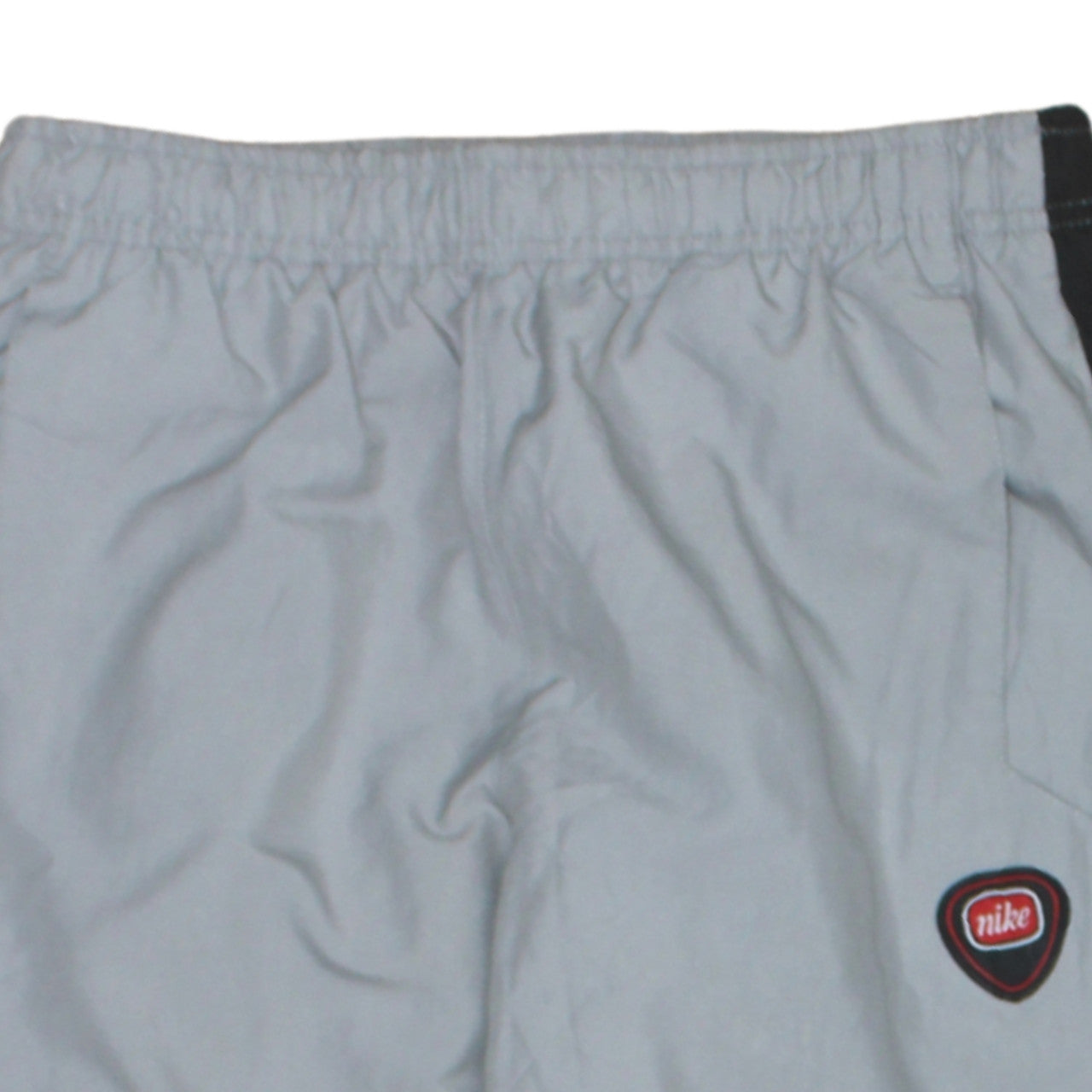 Nike Men's Grey Black Track Jogger Trousers Size M Elastic Waist