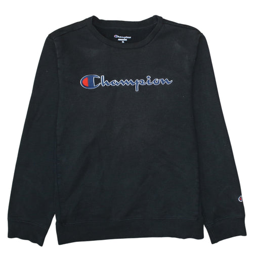Champion Men's Black XL Pullover Sweatshirt Crew Neck Fleece