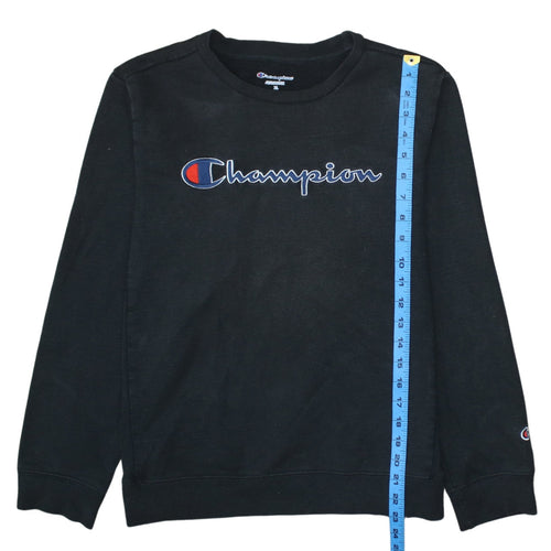 Champion Men's Black XL Pullover Sweatshirt Crew Neck Fleece