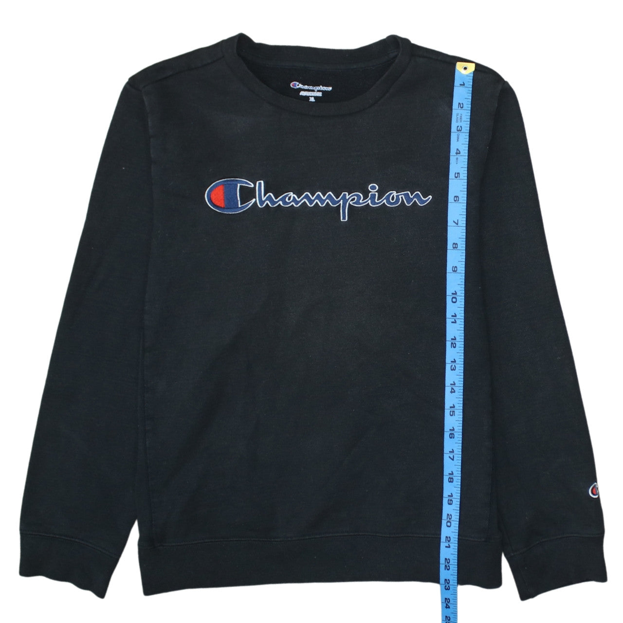 Champion Men's Black XL Pullover Sweatshirt Crew Neck Fleece
