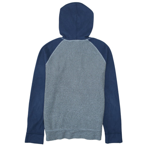 The North Face Boys Blue Full Zip Hoodie Fleece Size Large