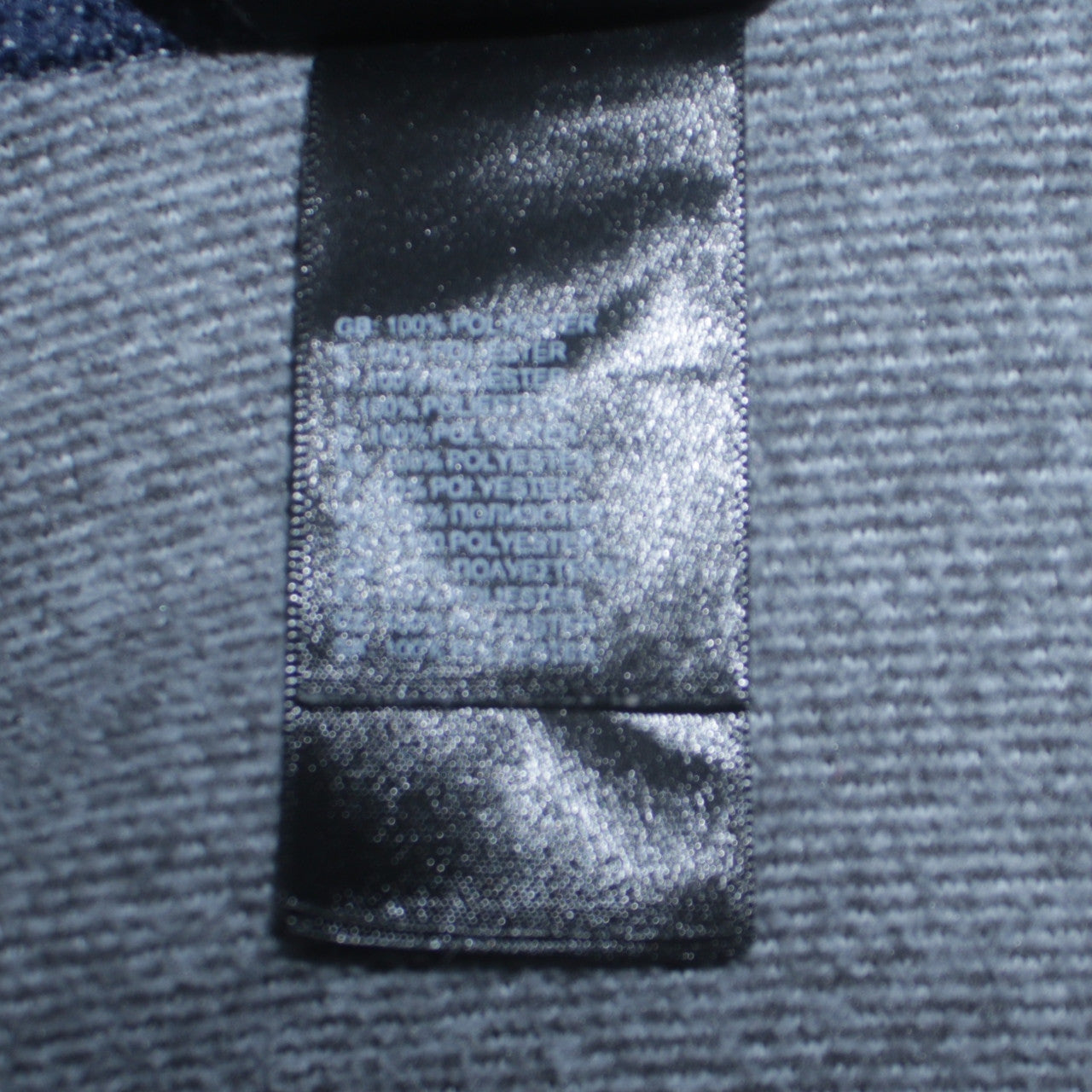 The North Face Boys Blue Full Zip Hoodie Fleece Size Large