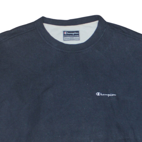 Champion Men’s Blue 2XL Pullover Crew Neck Fleece Sweatshirt