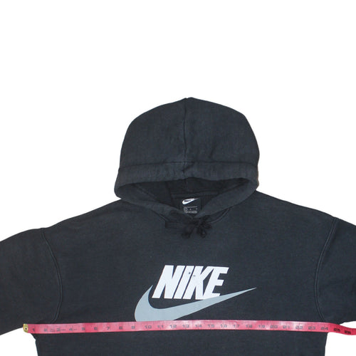 Nike Men’s Black Pullover Hoodie L Logo Graphic Sportswear