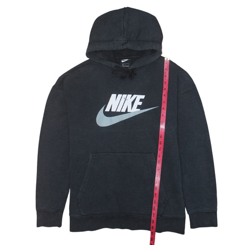 Nike Men’s Black Pullover Hoodie L Logo Graphic Sportswear