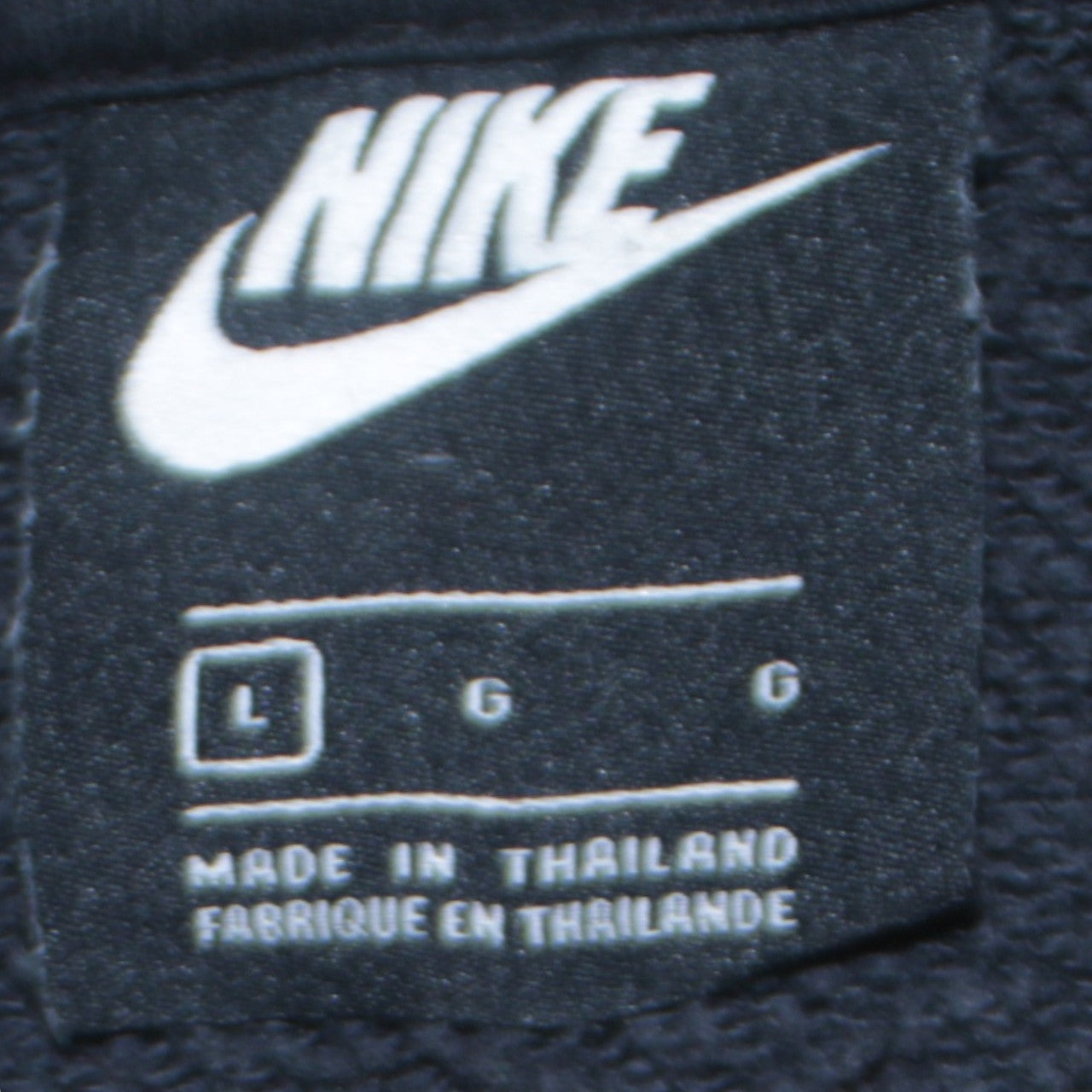 Nike Men’s Black Pullover Hoodie L Logo Graphic Sportswear
