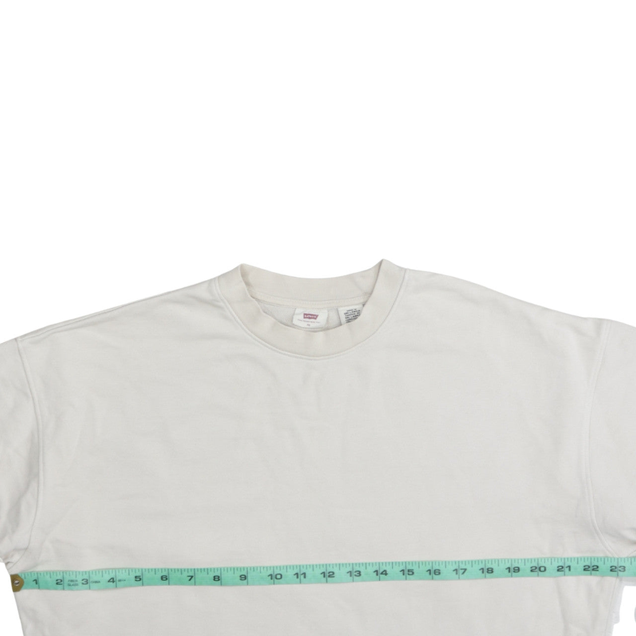 Levi's Womens Ivory Blue Tie-Dye Pullover Sweatshirt XS