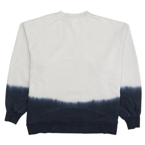 Levi's Womens Ivory Blue Tie-Dye Pullover Sweatshirt XS
