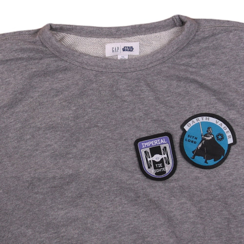 GAP Boys Grey Star Wars Sweatshirt Darth Vader 14-16 Years XXL