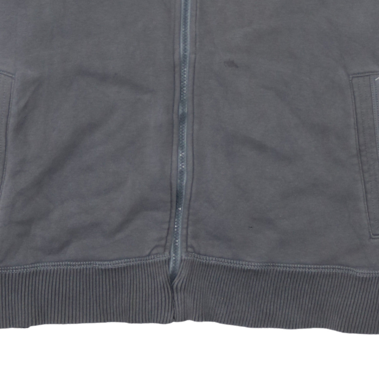 Puma Men's Grey XL Track Jacket Full Zip Cotton Blend