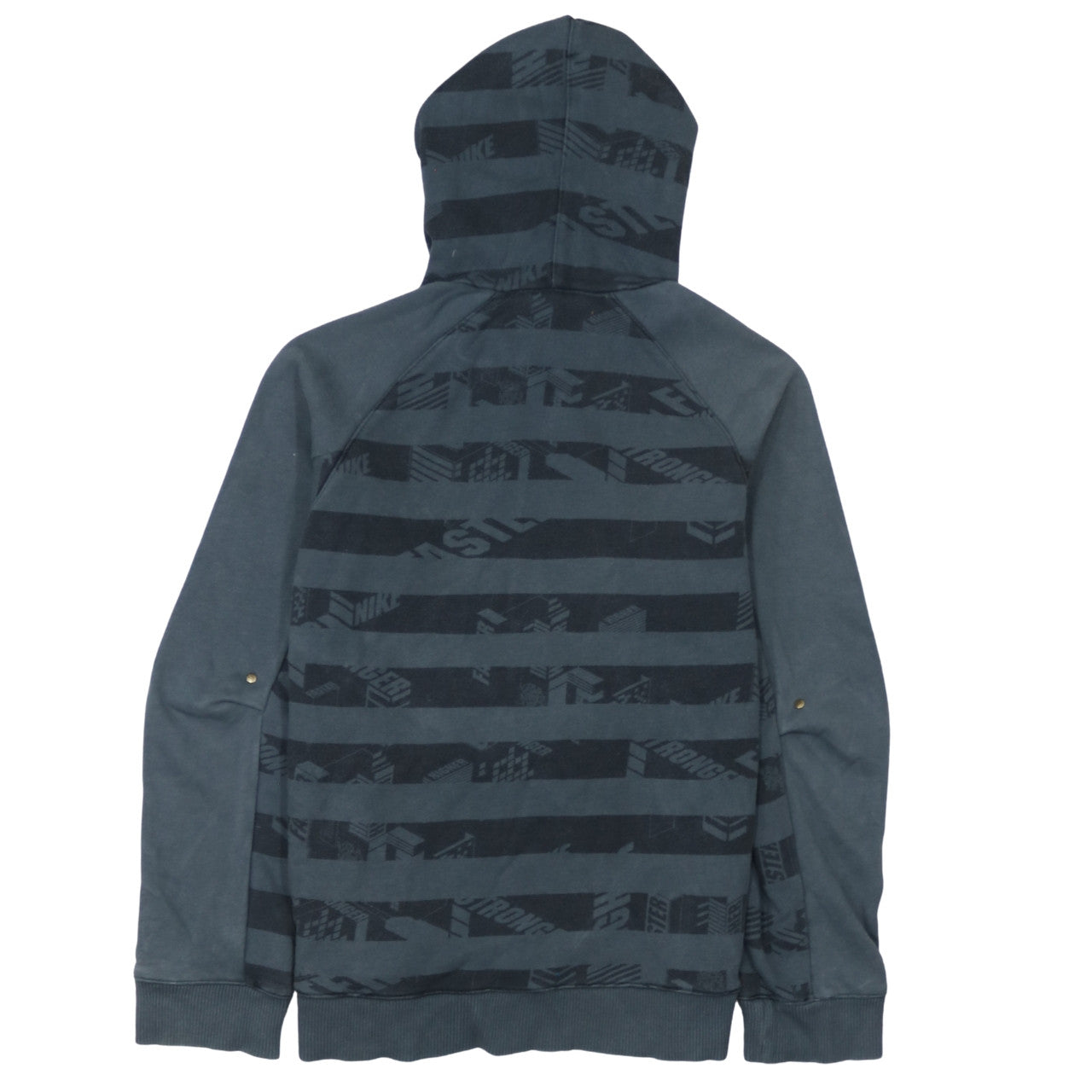 Nike Boys Blue Pullover Hoodie Sweatshirt M 10-12 Years Graphic Print