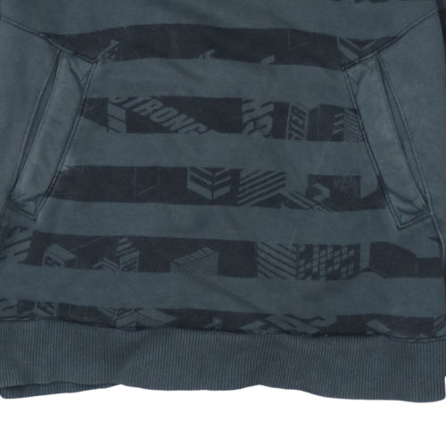 Nike Boys Blue Pullover Hoodie Sweatshirt M 10-12 Years Graphic Print