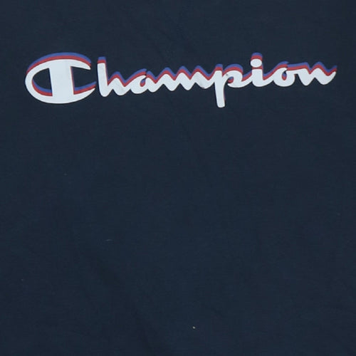Champion Boys Navy Blue Crew Neck Logo Sweatshirt 15-16 Years 2XL
