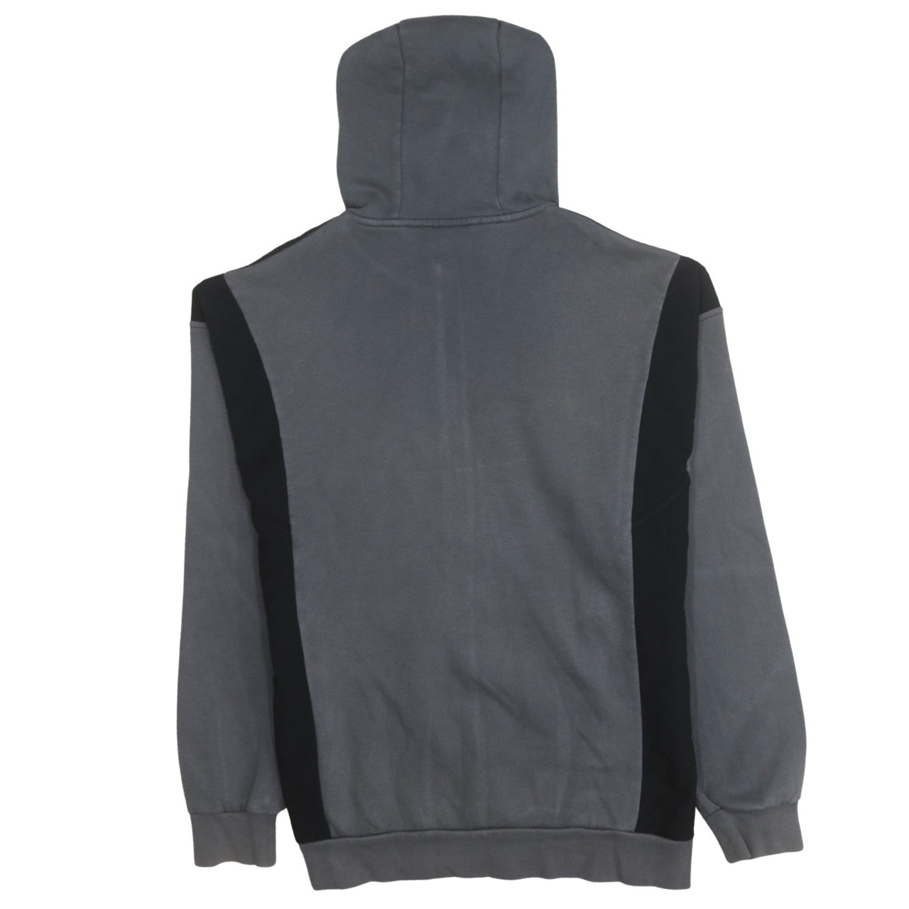 Adidas Men's Grey Full Zip Hoodie Size M Sports Fleece Sweatshirt