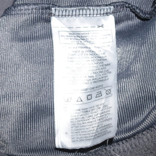Adidas Men's Grey Full Zip Hoodie Size M Sports Fleece Sweatshirt
