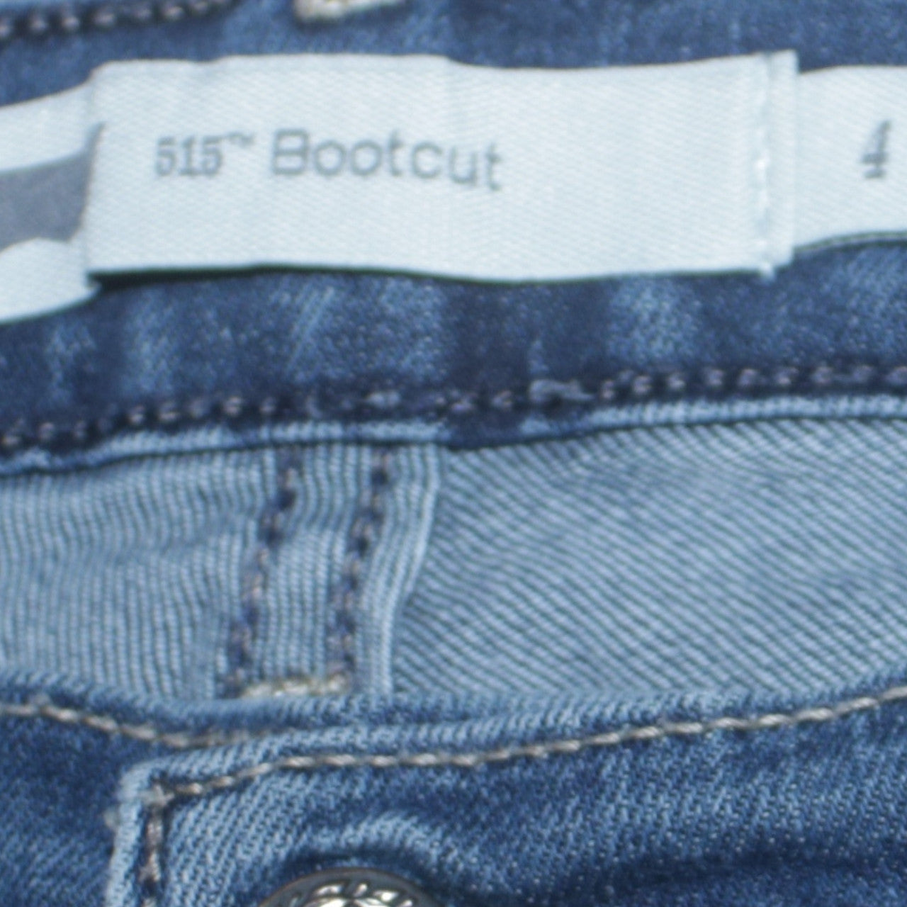 Levi's 515 Women's Blue Bootcut Jeans Size 4 Regular Fit Denim